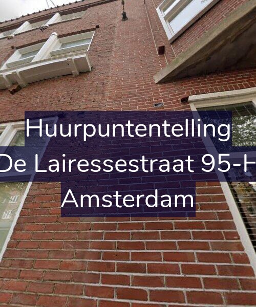 Foto gevel Huurpuntentelling voor De Lairessestraat 95-H, Amsterdam