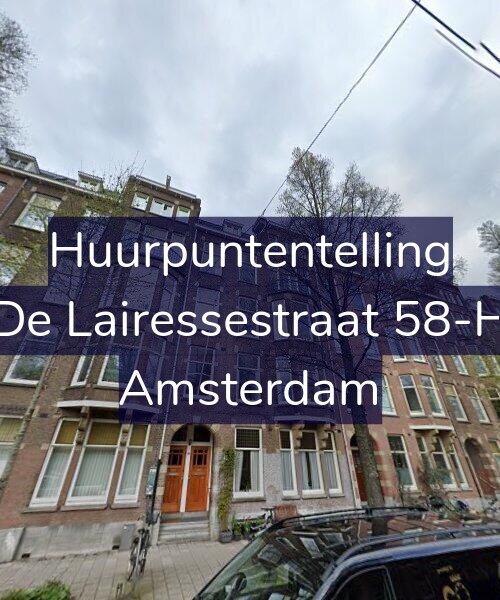 Foto gevel Huurpuntentelling voor De Lairessestraat 58-H, Amsterdam