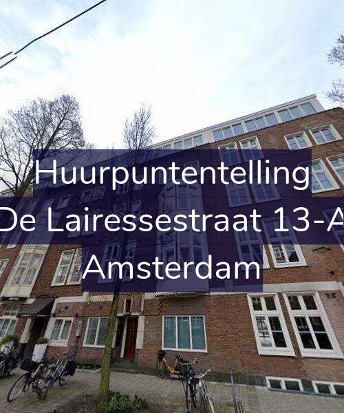 Foto gevel Huurpuntentelling voor De Lairessestraat 13-A, Amsterdam