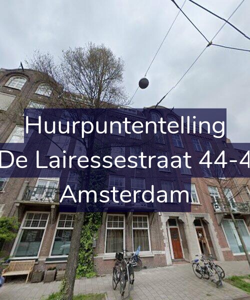 Foto gevel Huurpuntentelling voor De Lairessestraat 44-4, Amsterdam
