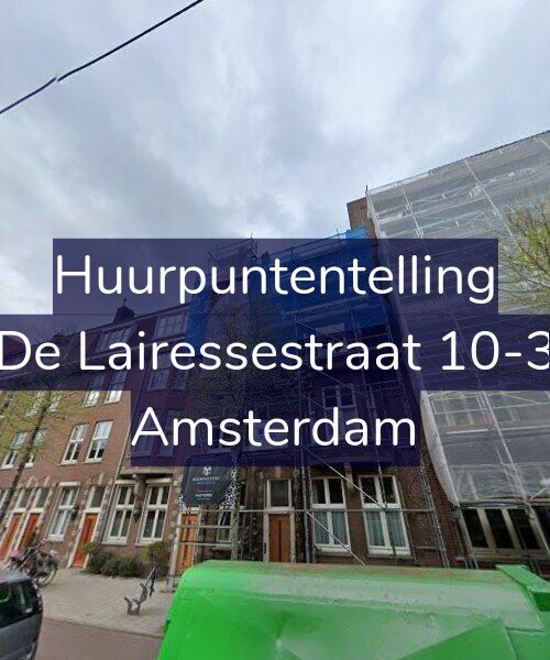 Foto gevel Huurpuntentelling voor De Lairessestraat 10-3, Amsterdam