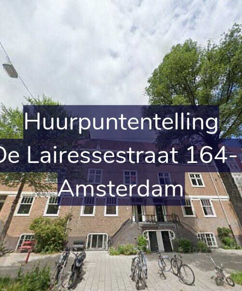 Foto gevel Huurpuntentelling voor De Lairessestraat 164-1, Amsterdam