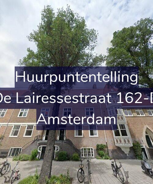 Foto gevel Huurpuntentelling voor De Lairessestraat 162-D, Amsterdam