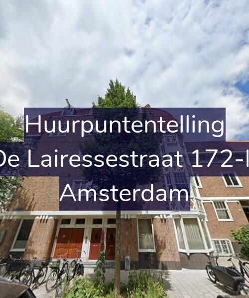 Foto gevel Huurpuntentelling voor De Lairessestraat 172-K, Amsterdam