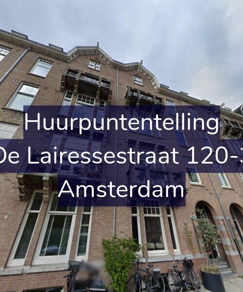 Foto gevel Huurpuntentelling voor De Lairessestraat 120-3, Amsterdam