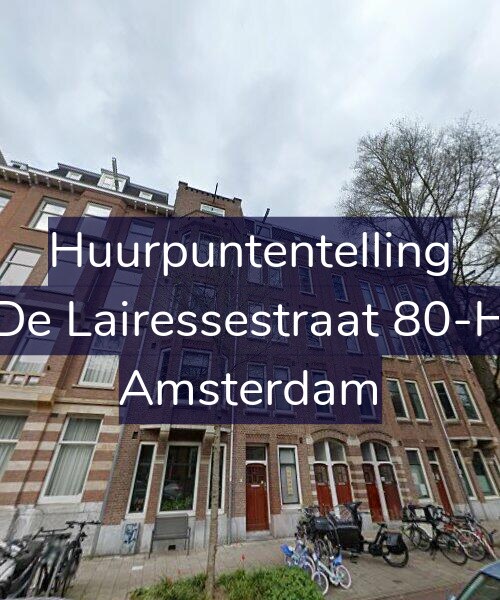 Foto gevel Huurpuntentelling voor De Lairessestraat 80-H, Amsterdam
