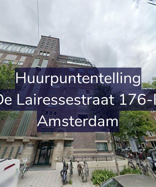 Foto gevel Huurpuntentelling voor De Lairessestraat 176-B, Amsterdam