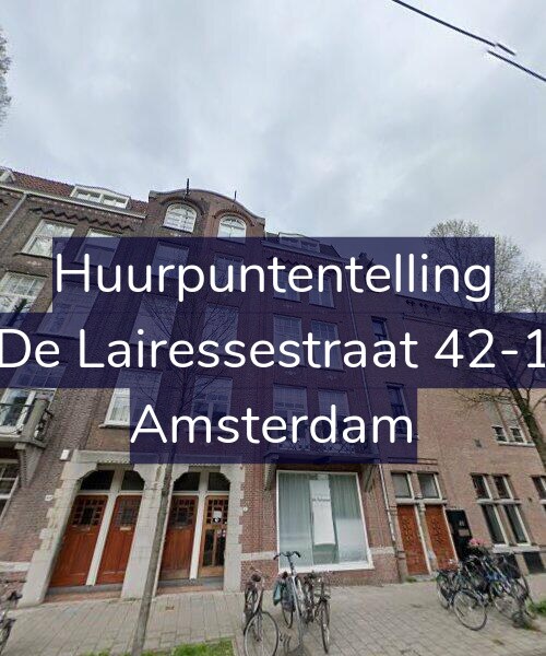 Foto gevel Huurpuntentelling voor De Lairessestraat 42-1, Amsterdam