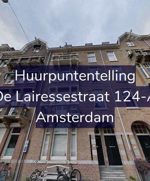 Foto gevel Huurpuntentelling voor De Lairessestraat 124-A, Amsterdam
