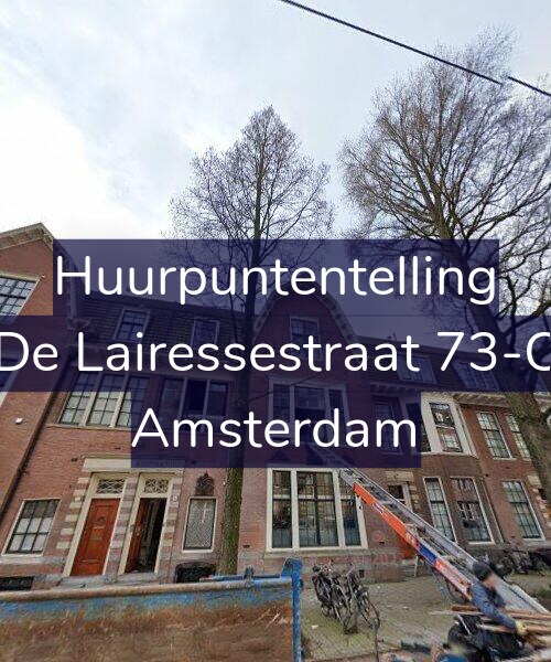 Foto gevel Huurpuntentelling voor De Lairessestraat 73-C, Amsterdam