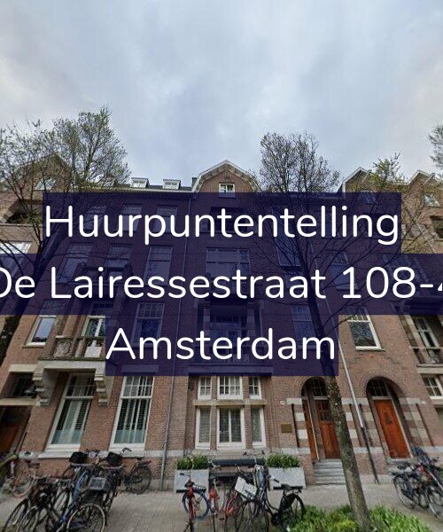 Foto gevel Huurpuntentelling voor De Lairessestraat 108-4, Amsterdam