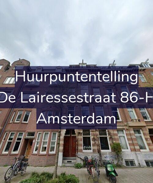 Foto gevel Huurpuntentelling voor De Lairessestraat 86-H, Amsterdam