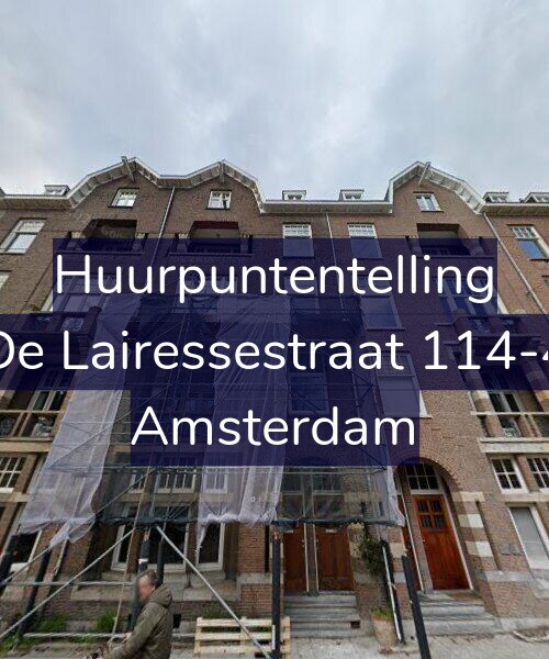 Foto gevel Huurpuntentelling voor De Lairessestraat 114-4, Amsterdam