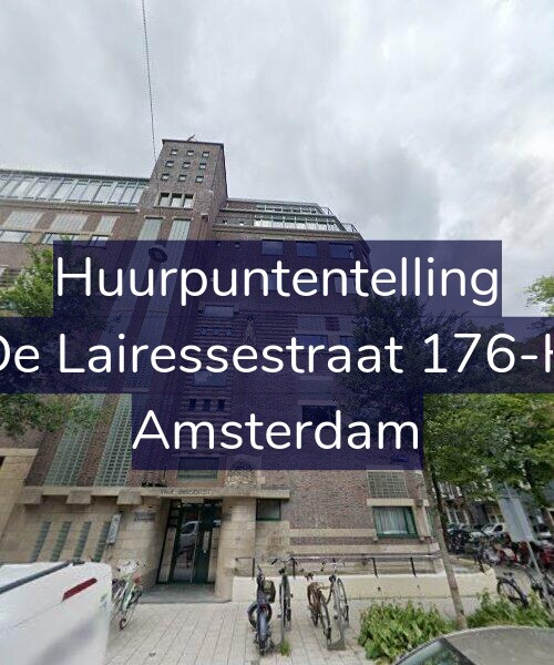 Foto gevel Huurpuntentelling voor De Lairessestraat 176-H, Amsterdam
