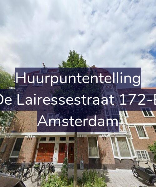 Foto gevel Huurpuntentelling voor De Lairessestraat 172-B, Amsterdam