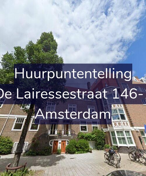 Foto gevel Huurpuntentelling voor De Lairessestraat 146-1, Amsterdam