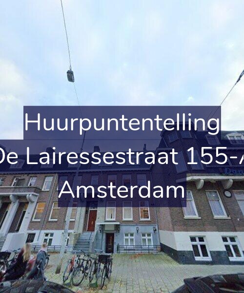 Foto gevel Huurpuntentelling voor De Lairessestraat 155-A, Amsterdam
