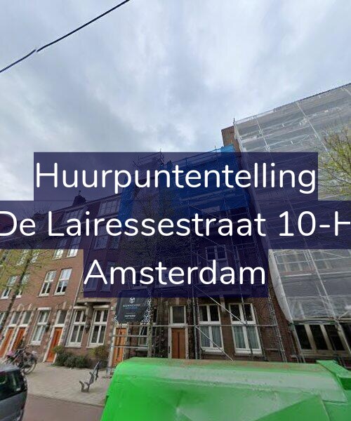 Foto gevel Huurpuntentelling voor De Lairessestraat 10-H, Amsterdam