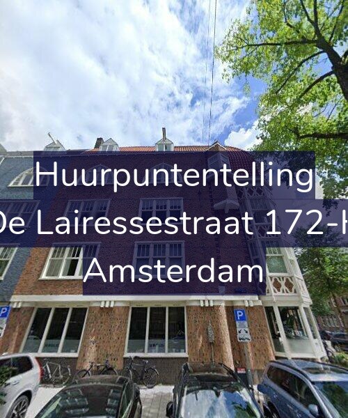 Foto gevel Huurpuntentelling voor De Lairessestraat 172-H, Amsterdam