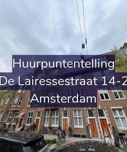 Foto gevel Huurpuntentelling voor De Lairessestraat 14-2, Amsterdam