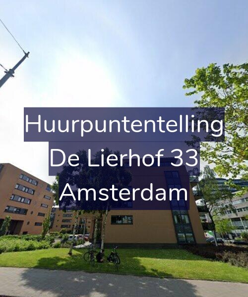 Foto gevel Huurpuntentelling voor De Lierhof 33, Amsterdam