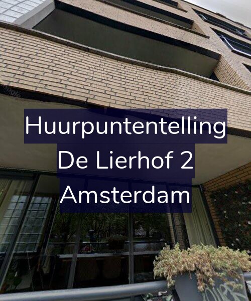 Foto gevel Huurpuntentelling voor De Lierhof 2, Amsterdam