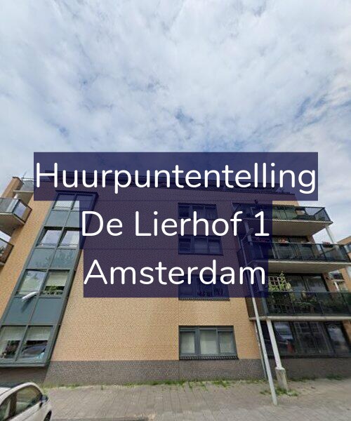 Foto gevel Huurpuntentelling voor De Lierhof 1, Amsterdam