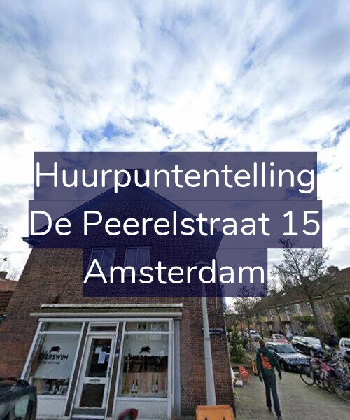 Foto gevel Huurpuntentelling voor De Peerelstraat 15, Amsterdam