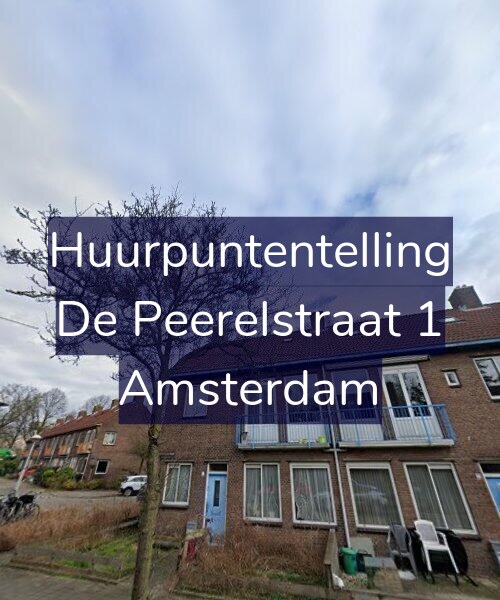 Foto gevel Huurpuntentelling voor De Peerelstraat 1, Amsterdam