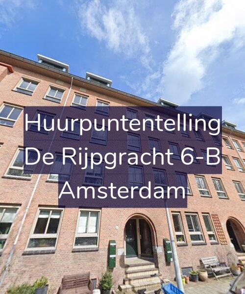 Foto gevel Huurpuntentelling voor De Rijpgracht 6-B, Amsterdam