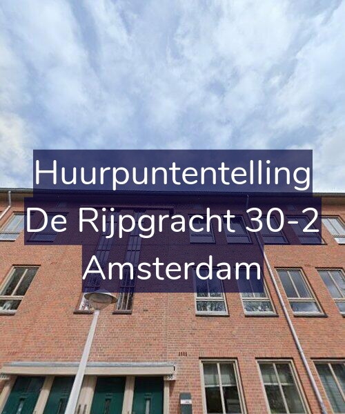 Foto gevel Huurpuntentelling voor De Rijpgracht 30-2, Amsterdam