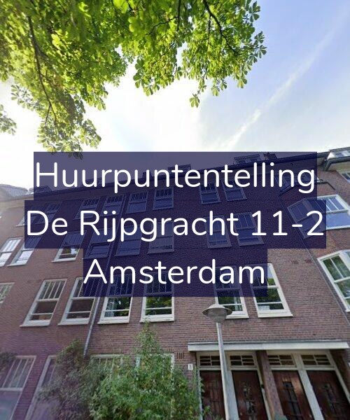 Foto gevel Huurpuntentelling voor De Rijpgracht 11-2, Amsterdam