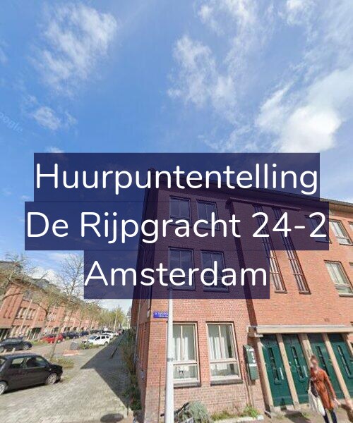 Foto gevel Huurpuntentelling voor De Rijpgracht 24-2, Amsterdam