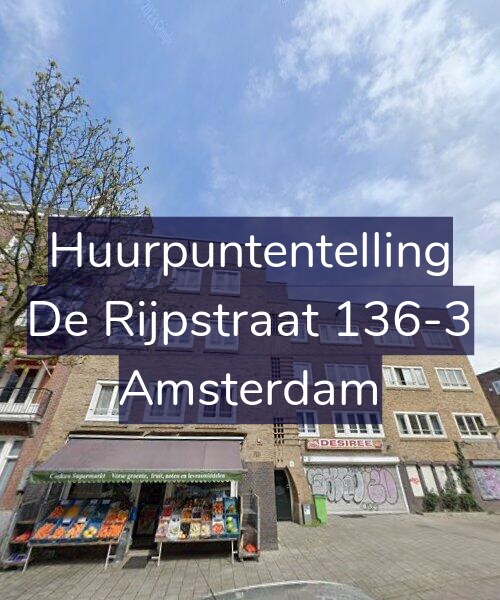 Foto gevel Huurpuntentelling voor De Rijpstraat 136-3, Amsterdam