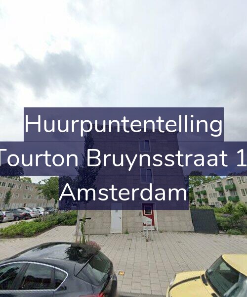 Foto gevel Huurpuntentelling voor De Tourton Bruynsstraat 13-H, Amsterdam