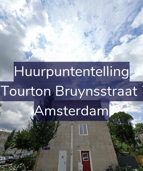 Foto gevel Huurpuntentelling voor De Tourton Bruynsstraat 7-2, Amsterdam