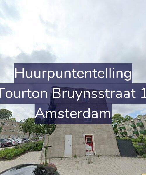 Foto gevel Huurpuntentelling voor De Tourton Bruynsstraat 13-1, Amsterdam