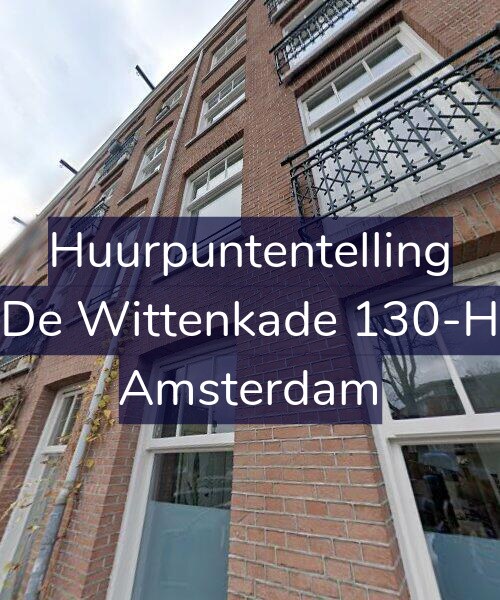 Foto gevel Huurpuntentelling voor De Wittenkade 130-H, Amsterdam