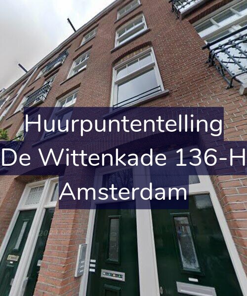 Foto gevel Huurpuntentelling voor De Wittenkade 136-H, Amsterdam