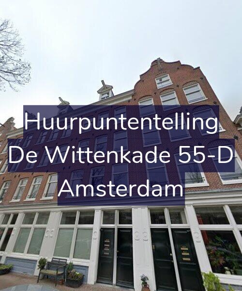 Foto gevel Huurpuntentelling voor De Wittenkade 55-D, Amsterdam