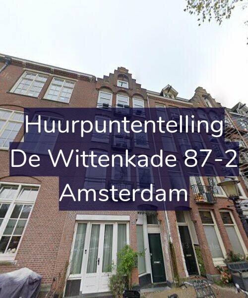 Foto gevel Huurpuntentelling voor De Wittenkade 87-2, Amsterdam