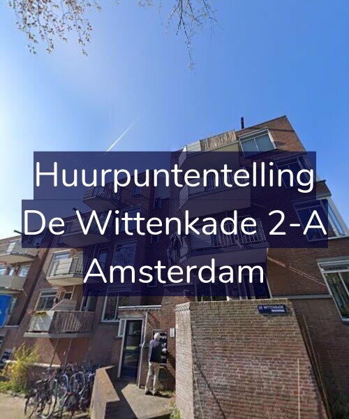 Foto gevel Huurpuntentelling voor De Wittenkade 2-A, Amsterdam