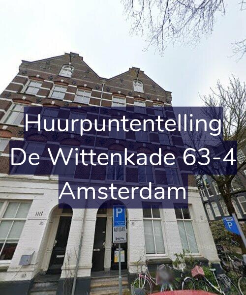 Foto gevel Huurpuntentelling voor De Wittenkade 63-4, Amsterdam