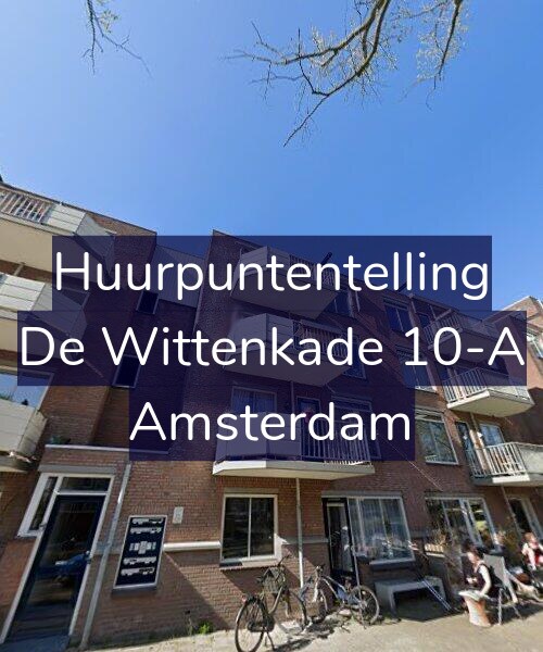 Foto gevel Huurpuntentelling voor De Wittenkade 10-A, Amsterdam