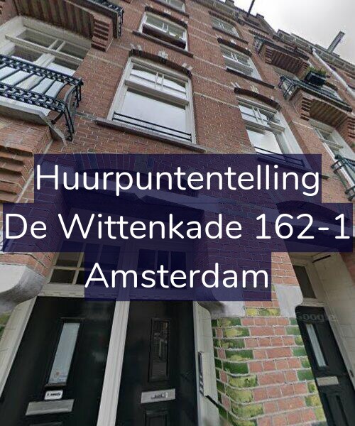 Foto gevel Huurpuntentelling voor De Wittenkade 162-1, Amsterdam