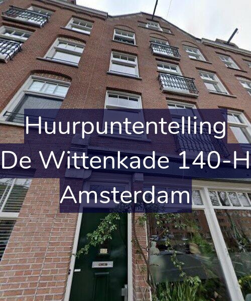 Foto gevel Huurpuntentelling voor De Wittenkade 140-H, Amsterdam