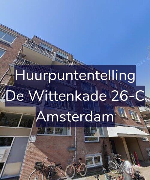 Foto gevel Huurpuntentelling voor De Wittenkade 26-C, Amsterdam