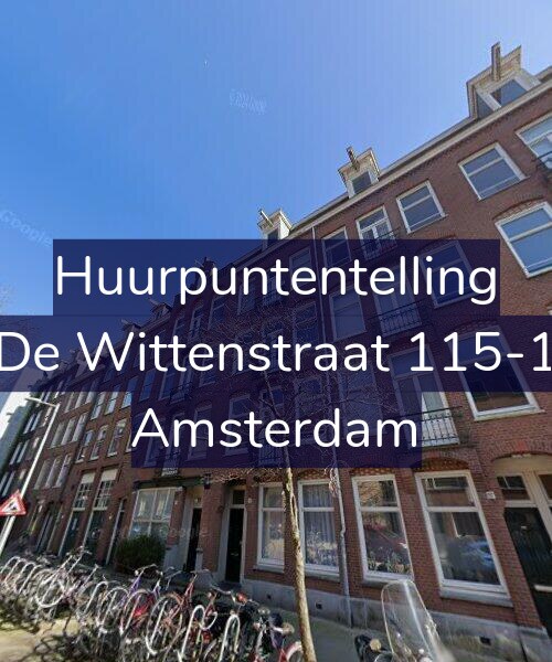 Foto gevel Huurpuntentelling voor De Wittenstraat 115-1, Amsterdam