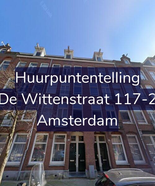 Foto gevel Huurpuntentelling voor De Wittenstraat 117-2, Amsterdam