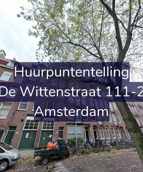 Foto gevel Huurpuntentelling voor De Wittenstraat 111-2, Amsterdam